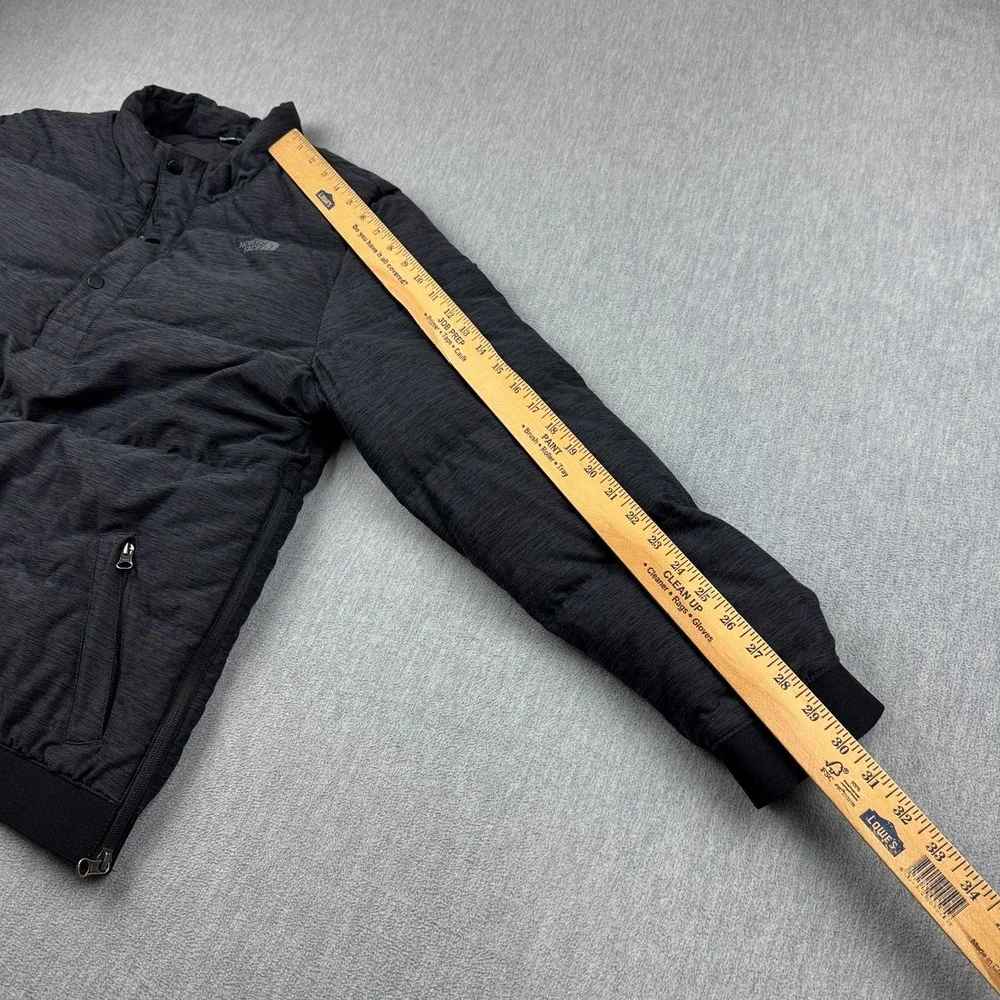 The North‎ Face Jacket Mens Large Gray Eros 550 Goose Down Puffer Light 1/2 Snap